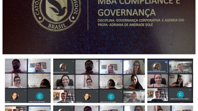 MBA Compliance e Governança da Católica Business School, de Pernambuco