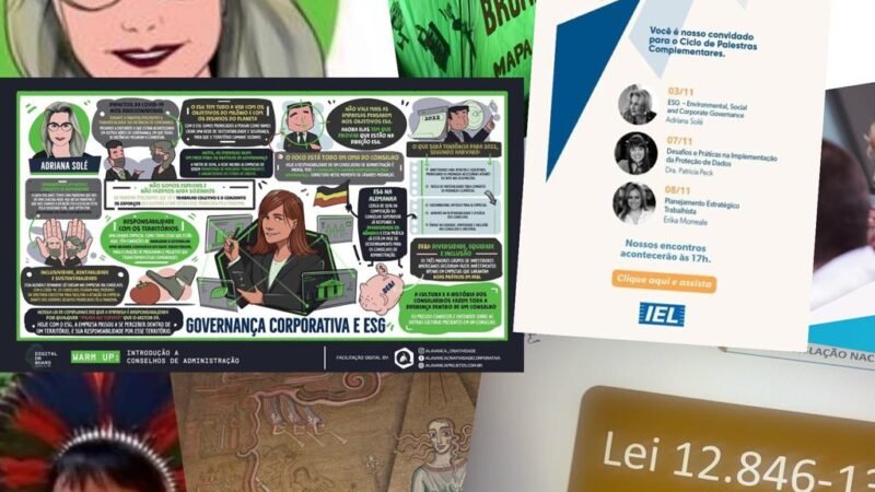 Palestra para o IEL/FIEMG sobre agenda ESG, momento atual e modelos de Governança