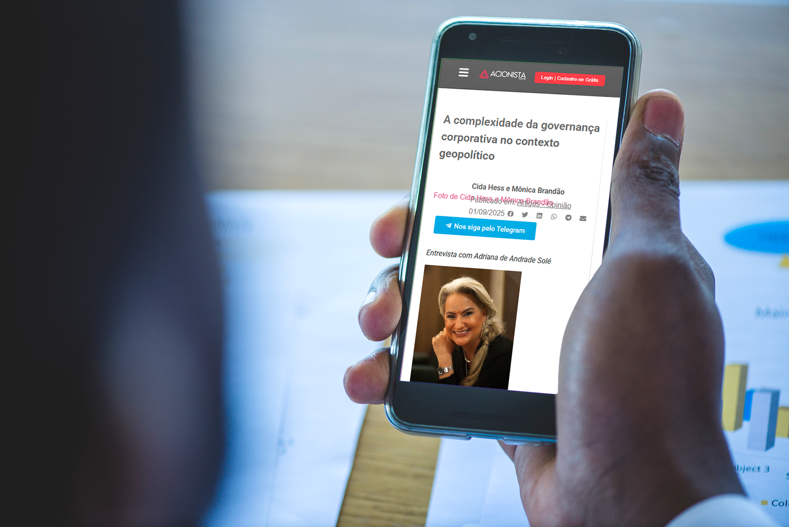 Entrevista no portal Acionista: A complexidade da governança corporativa no contexto geopolítico