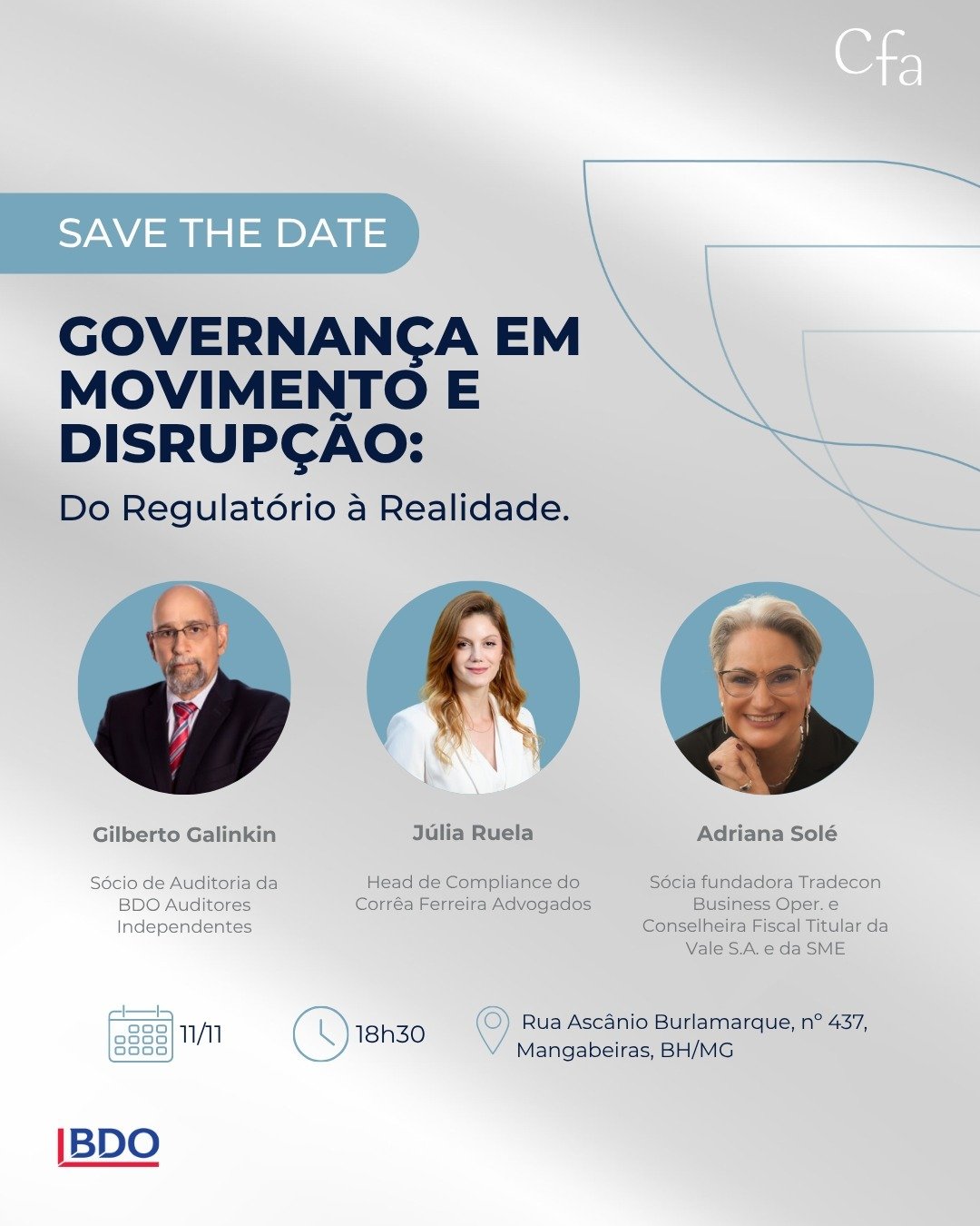 Convite especial | Governança em Movimento e Disrupção: Do Regulatório à Realidade