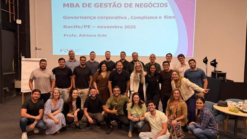 Recife/PE: Governança, Compliance e Riscos no MBA Gestão de Negócios da FDC