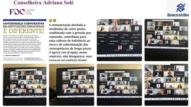 Banco do Brasil e Fundação Dom Cabral: Pós-Graduação em Riscos, Controles e Auditoria | Turma 3